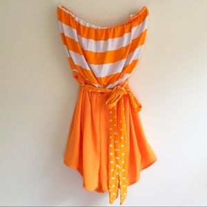 Third Down For What Romper🍊